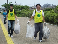 米子湊山公園親水護岸3