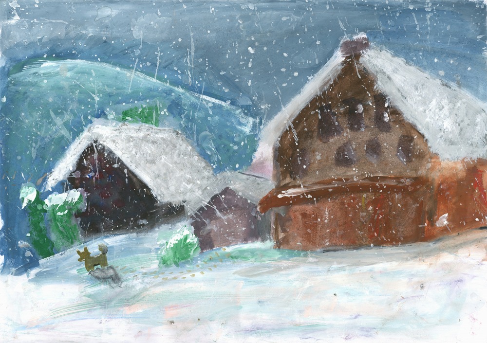 鳥取銀行賞 「ずっとふってね、雪」