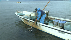 宍道湖のシジミ漁