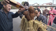 鳥取上味野初午行事　午にお神酒を